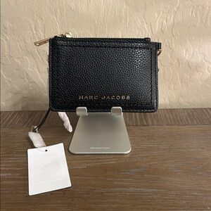 Marc Jacobs | Black Wristlet with Gold Hardware